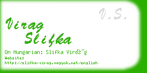 virag slifka business card